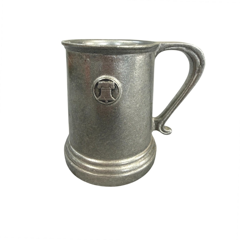 Wilton Armetale Liberty Bell Pewter Mug Tankard RWP USA Vintage Metal Cup 4.5in